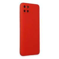Newface Realme C11 Kılıf Nano içi Kadife Silikon - Kırmızı