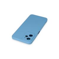 Newface Realme C35 Kılıf Nano içi Kadife Silikon - Mavi