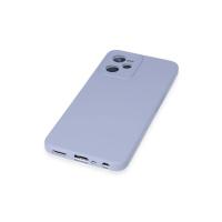 Newface Realme C35 Kılıf Nano içi Kadife Silikon - Lila