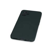 Newface Realme C35 Kılıf Nano içi Kadife Silikon - Koyu Yeşil