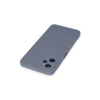 Newface Realme C35 Kılıf Nano içi Kadife Silikon - Gri