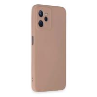 Newface Realme C35 Kılıf Nano içi Kadife Silikon - Pudra