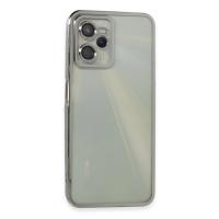 Newface Realme C35 Kılıf Razer Lensli Silikon - Gümüş