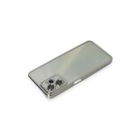 Newface Realme C35 Kılıf Razer Lensli Silikon - Gümüş