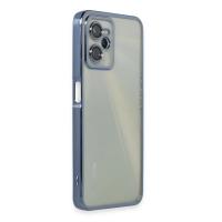 Newface Realme C35 Kılıf Razer Lensli Silikon - Açık Mavi