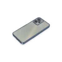 Newface Realme C35 Kılıf Razer Lensli Silikon - Açık Mavi