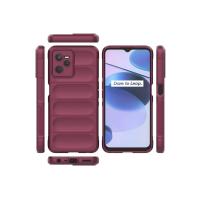 Newface Realme C35 Kılıf Optimum Silikon - Bordo