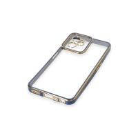 Newface Realme C35 Kılıf Liva Lens Silikon - Mavi