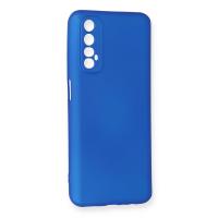 Newface Realme 7 Kılıf First Silikon - Mavi