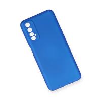Newface Realme 7 Kılıf First Silikon - Mavi