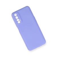 Newface Realme 7 Kılıf First Silikon - Lila