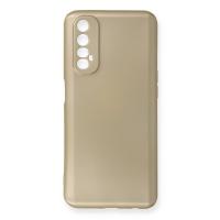 Newface Realme 7 Kılıf First Silikon - Gold
