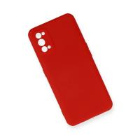 Newface Realme 7 Pro Kılıf Nano içi Kadife Silikon - Kırmızı