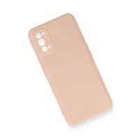 Newface Realme 7 Pro Kılıf Nano içi Kadife Silikon - Pudra