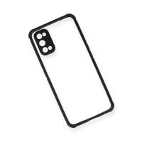 Newface Realme 7 Pro Kılıf Miami Şeffaf Silikon - Siyah