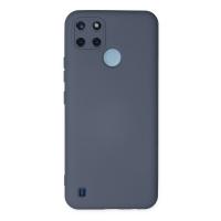 Newface Realme C25Y Kılıf Nano içi Kadife Silikon - Gri