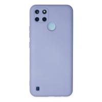 Newface Realme C25Y Kılıf Nano içi Kadife Silikon - Lila