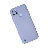 Newface Realme C25Y Kılıf Nano içi Kadife Silikon - Lila