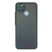 Newface Realme C21Y Kılıf Montreal Silikon Kapak - Yeşil