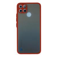 Newface Realme C21Y Kılıf Montreal Silikon Kapak - Kırmızı