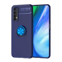 Newface Realme 7 Kılıf Range Yüzüklü Silikon - Mavi