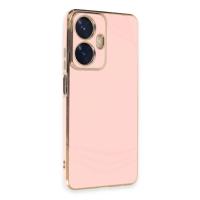 Newface Realme C55 Kılıf Volet Silikon - Pembe
