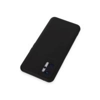 Newface Realme 9i 4G Kılıf Nano içi Kadife Silikon - Siyah