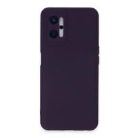 Newface Realme 9i 4G Kılıf Nano içi Kadife Silikon - Mor