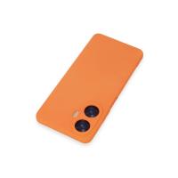 Newface Realme C55 Kılıf Nano içi Kadife Silikon - Turuncu