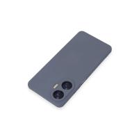 Newface Realme C55 Kılıf Nano içi Kadife Silikon - Gri