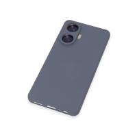 Newface Realme C55 Kılıf Nano içi Kadife Silikon - Gri