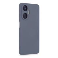 Newface Realme C55 Kılıf Nano içi Kadife Silikon - Gri
