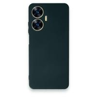Newface Realme C55 Kılıf First Silikon - Koyu Yeşil