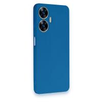 Newface Realme C55 Kılıf First Silikon - Mavi