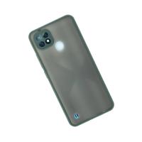 Newface Realme C21 Kılıf Montreal Silikon Kapak - Yeşil