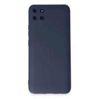 Newface Realme C11 Kılıf Nano içi Kadife Silikon - Lacivert