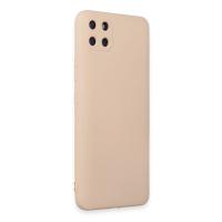 Newface Realme C11 Kılıf Nano içi Kadife Silikon - Pudra