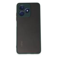 Newface Realme C53 Kılıf Montreal Silikon Kapak - Yeşil