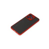 Newface Realme C53 Kılıf Montreal Silikon Kapak - Kırmızı