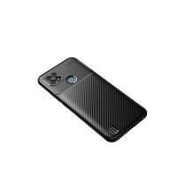 Newface Realme C21 Kılıf Auto Focus Karbon Kapak - Siyah