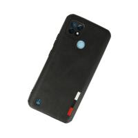 Newface Realme C21 Kılıf Loop Deri Silikon - Siyah