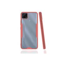 Newface Realme C25 Kılıf Platin Silikon - Pembe