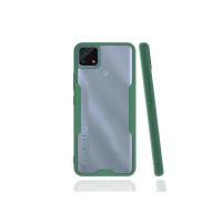 Newface Realme C25 Kılıf Platin Silikon - Yeşil