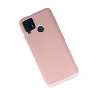 Newface Realme C15 Kılıf Nano içi Kadife Silikon - Pudra