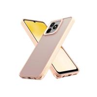 Newface Realme C53 Kılıf Elegant Kapak - Pudra