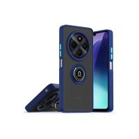 Newface Realme C75 4G Kılıf Montreal Yüzüklü Silikon Kapak - Lacivert