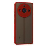 Newface Realme 11 Pro Kılıf Montreal Silikon Kapak - Kırmızı