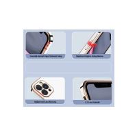 Newface Samsung Galaxy A15 4G Kılıf Volet Silikon - Mavi