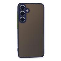 Newface Samsung Galaxy S24 Kılıf Montreal Silikon Kapak - Lacivert