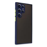 Newface Samsung Galaxy S24 Ultra Kılıf Montreal Silikon Kapak - Lacivert